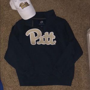 Pitt quarter zip